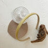 Creamy yellow thin edge headband