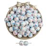 Light blue powder / 12mm hole diameter about 2mm 5pcs/pack