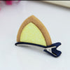 Cat ears hair clip [yellow]