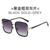 Black gold frame gradient gray