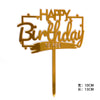 Golden letters / single with white card back