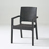 Chair 307 coffee color (4 pieces) / 56.5*59*87*45cm/80*80*75cm
