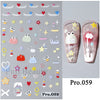 Micro-carved three-dimensional stickers pro059 (cardboard packaging) / normal specifications