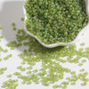 Glass bead color plating series 164# 8/o 3mm light green ab 15g/bag about 500pcs