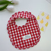 B-red and white plaid