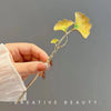 B24 ginkgo hairpin