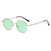 Gold frame light green film