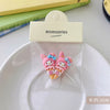 6# crispy tube hairpin [pink rabbit] a pair