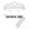 Silver birthday girl suit