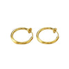 Steel color 2.0*8 spring ear clip single