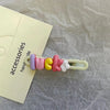 Lucky letter wavy clip