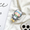 Transparent bracket-little cute baby-black little penguin