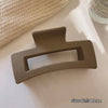 Brown frosted square (10.5cm)