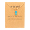 Lake blue ribbon gold card