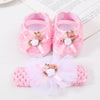 3-color rose powder + hair band / 11 yards inner length 10.5cm