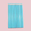 Bright blue [pencil with leather tip] / [bag] hb pencil