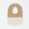 Love (color matching gauze u-shaped bib)