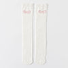 White bow / one size [sock length about 45 cm]
