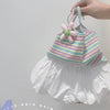 Striped suit green / 80 cm