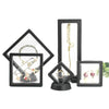 Black pe film suspension box / 7x7x2cm