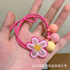 Macaron hair rope (rose red)