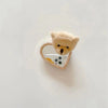 Mirror bracket - big love bear head - brown