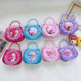 Girls' bags new Frozen Princess Aisha children's Messenger bag girl cute baby hand-held oblique bag