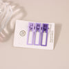 C4183-rectangular clip purple / factory direct sales