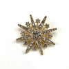 Golden eight-pointed star