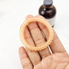 Thin transparent frosted telephone cord-orange