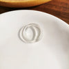A transparent ring