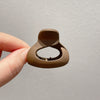6# coffee color medium size 3.5cm