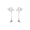 Five star bear earrings