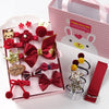 Wine red suitcase (set of 18)