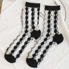 A0409-5 black and white grid / one size fits all