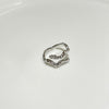Cross split ring / adjustable opening
