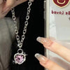 Thick chain necklace