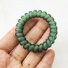 Frosted transparent telephone line - dark green