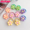 10-piece color cherry blossom hair band set