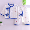 Blue border crown set / 52cm recommended 0-1 month