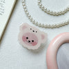 Transparent bracket - apricot lamb bear head