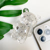 Bear holder-silver foil-transparent
