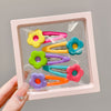 8# hollow flower triangular clip 5-piece box set