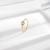 Knotted gold ring / us size 6