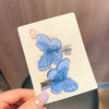 Single blue butterfly