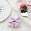 Flip mirror holder - bow - purple