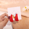 925 silver needle red