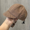 Camel-equestrian hat with tie pot hat / head circumference 43-50cm/5 months-3 years old
