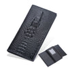 Black crocodile head