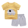 Short set yellow elephant / 80cm
